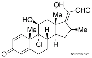Molecular Structure of 1174035-77-8 (BecloMethasone-17,20 21-Aldehyde)